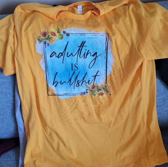 Set Of 3 Womens Tops. Shamrock Baseball T (XL), Yellow T (XL), Long Sleeve T(XXX - Picture 6 of 7